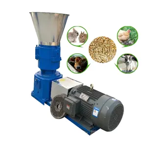 animal fish poultry chicken feed farm feed making machines chaff cutter small pellet mill processing for manufacturing plant