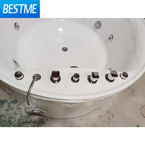 Spa bain à remous baignoire de <span class=keywords><strong>massage</strong></span> baignoire acrylique intérieur 2 personnes bain à remous en verre à jets - Product Image 5