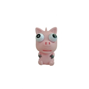 Mignon de Forme animale/Pvc En Plastique Porte-Clé Personnalisé, Bande <span class=keywords><strong>Dessin</strong></span>ée Squishy, squeeze yeux pop porte-clés - Product Image 4
