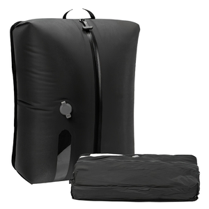 Sacchetto di stoccaggio a compressione sottovuoto nero grande organizzatore da viaggio con cerniera ermetica <span class=keywords><strong>per</strong></span> valigia salvaspazio borse da imballaggio - Product Image 1