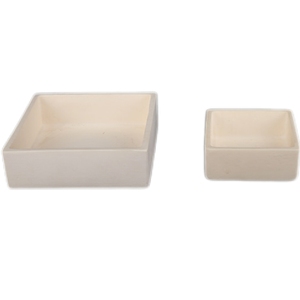 Creuset en céramique d'alumine à 99 % sur mesure, résistant aux hautes températures et stable - Product Image 3