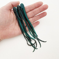 Leurre souple lumineux en forme de pieuvre, lot de 3, sans hameçons, pour la pêche au bar en mer, en bateau, matériel synthétique