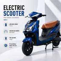 Scooter électrique CKD à deux roues de fabrication Wuxi, vitesse 25/35/45 km/h, prix Inde