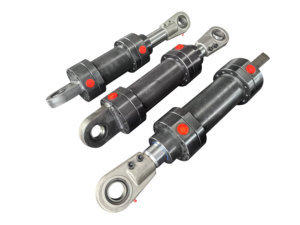 Cylindre hydraulique à double effet 100*125, marine et mini-tracteur, 4 tonnes, vérins de direction assistée pour rotation, chromé - Product Image 2