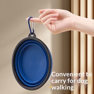 Suministros para Mascotas, Comedero de Arroz 2 en 1, Utensilios para Alimentar <span class=keywords><strong>Perros</strong></span>, Tazón para Beber, Tazón Plegable Portátil para Viajes al Aire Libre, Tazón Retráctil - Product Image 4