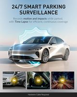Caméra de tableau de bord de voiture 3,2 pouces 4K+4K Mini WDR Vision nocturne Wifi avec application 2160P Double objectif Boîte noire de voiture 4K Caméra de tableau de bord avant et arrière