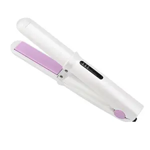 High Quality Customized Portable Rechargeable LED Display Usb Powered Hair Straightener Portable Cordless Hair Straight