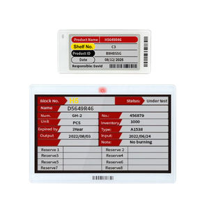 Etiquetas Electrónicas Automáticas para Estantes (ESL) con Pantalla de Tinta Electrónica Wi-Fi, Material ABS, Resolución de 300PPI, Actualización Inteligente de Precios para Tiendas - Product Image 1