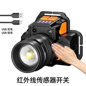 Linterna Frontal SL23211 de Iones de Litio, Regulable, 800LM, LED, Plástico, Recargable, para Pesca y Actividades al Aire Libre - Product Image 4