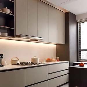 2025 Meuble de cuisine personnalisé de luxe Fabricant d'îlot Designs modernes Armoire de cuisine pour la maison - Product Image 1