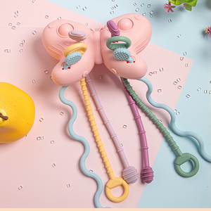 Juguete <span class=keywords><strong>de</strong></span> Dentición <span class=keywords><strong>de</strong></span> Silicona <span class=keywords><strong>de</strong></span> Grado Alimenticio Personalizado para Bebés <span class=keywords><strong>de</strong></span> 2 a 4 Años, Sensorial, Educativo, Ecológico y No Tóxico - Product Image 5