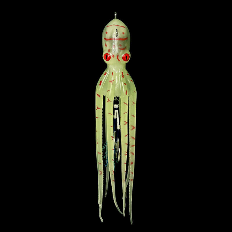 5 motifs rouges brillants de nuit