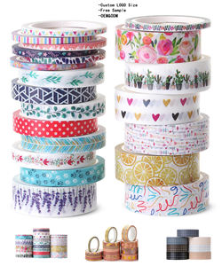 Vente en gros <span class=keywords><strong>de</strong></span> ruban adhésif en papier Washi crêpe ruban adhésif bleu <span class=keywords><strong>de</strong></span> peintre découpé à l'eau activé prix d'usine fabriqué en Chine - Product Image 4