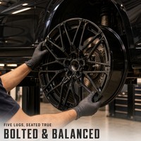 Jantes en alliage d'aluminium forgé de 20 à 22 pouces pour X5/X6/X7 5x112/5x120 PCD ET40, design à 5 branches, avec couvercle décoratif inclus