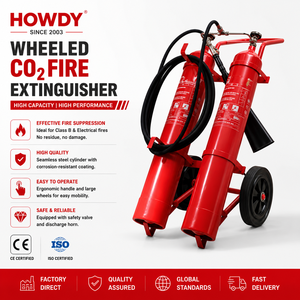 <span class=keywords><strong>Extincteur</strong></span> à <span class=keywords><strong>CO2</strong></span> sur chariot en acier HOWDY 20 kg - Prix - Product Image 1