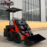 Produit phare : Mini-chargeuse compacte sur pneus avec moteur EPA, chargeuse sur pneus, chargeuse compacte à conducteur debout, engin de construction