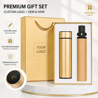 Mug intelligent avec affichage de la température et logo personnalisé, coffret cadeau parapluie inclus, OEM ODM, cadeaux d'entreprise, cadeaux promotionnels