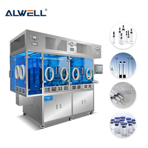 Machine de bouchage automatique électrique ALWELL pour liquides et poudres injectables, emballage en verre, 1-100 ml, solution clé en main pour flacons et seringues - Product Image 1