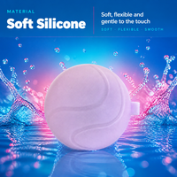 Vente en gros de balles de water-polo en silicone de 6 cm, balles d'eau en silicone réutilisables pour les combats aquatiques et les fêtes d'été