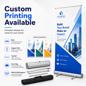 Expositor Redondo Económico TIANYU de 80 cm, Banner Enrollable de 85x200 cm, para Ferias Comerciales - Product Image 5