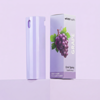 Spray Bucal Portátil con Sabor a Frutas - GlorySmile 3s, Aliento Fresco Instantáneo, Sin Alcohol, 10ml, Refrescante Bucal