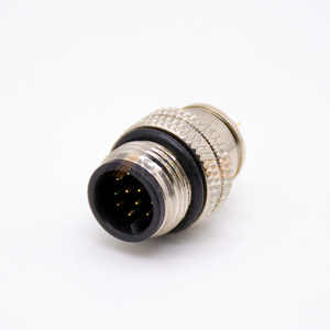 Connecteur mâle M12 à 12 broches IP67, code <span class=keywords><strong>A</strong></span>, droit, à <span class=keywords><strong>souder</strong></span>, moulé, pour encodeur et transmission multi-signaux - Product Image 1