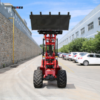 Heracles H180E CE Mini batterie électrique 4WD chargeur articulé flambant neuf 900kg capacité seau moteur pompe fabriqué en Chine