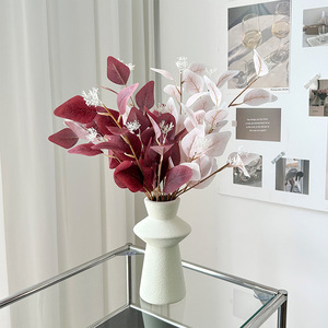 ใบยูคาลิปตัสประดิษฐ์ ดอกไม้ผ้าไหม ขนาด 30 ซม.-100 ซม.  จำลองเสมือนจริง สำหรับตกแต่งภายในงานแต่งงานและบ้าน - Product Image 2