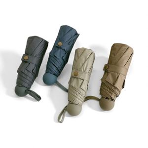 Parapluies de poche personnalisés, mini parapluies de voyage transparents, protection UV, promotionnels, parapluies pliables 5 sections pour la pluie - Product Image 3