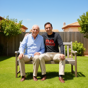 Dad And <b>Grandad</b> Spanish Father's Day Long Sleeve T-<b>Shirt</b> Black Men's Size M - Product Image 3