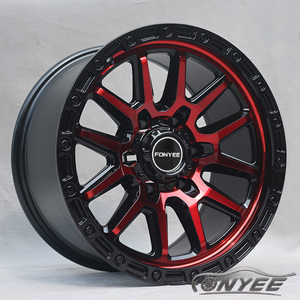 Fonyee Off Road 4x4 cóncavo 6 agujeros Huecos 17 pulgadas 17x9 6x139,7 Mag aleación Aluminio ancho ruedas de coche Auto Rines llantas Jantes - Product Image 5