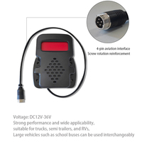 Avertisseur d'angle mort pour camion, protection de sécurité, indicateur électronique de klaxon, étanche IP67, alarme sonore et lumineuse 120 dB, universel