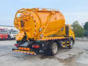 Camión de Succión de Aguas Residuales FOTON de 2 Ejes, 13000L de Capacidad, Vehículo de Saneamiento con Lavado a Alta Presión y Succión al Vacío para Mercado Internacional - Product Image 4