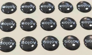 ملصق نقل بالأعلى عالي الجودة مخصص من الفينيل راتنجات الإيبوكسي ملصق تعبئة بقبة - Product Image 6