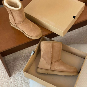 Botas de Nieve 2026, Nuevas, Más Vendidas, Personalizadas, de Moda, de Cuero, Clásicas, Casuales, para Hombre y Mujer, Cálidas, Antideslizantes - Product Image 1