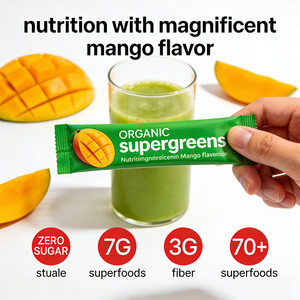 Fabrika Organik Yeşil Meyve Tozu Genel Sağlık ve Günlük Refahı Korur Sindirimi İyileştirir Prebiyotik Lif Takviyesi - Product Image 5