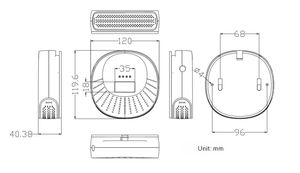 Safewill OEM yüksek hassasiyetli lazer metan JTH91 pişirme gaz ev güvenliği için alarmlı dedektör yüksek verimli metan gaz dedektörü - Product Image 4