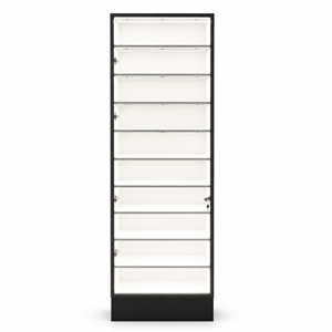 Vitrine d'exposition de cartes à collectionner LED à 12 étagères avec porte en verre verrouillable pour cartes Pokémon et cartes sportives – Présentoir pour collectionneurs - Product Image 2