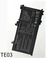 Baterai TE04XL untuk HP 15-AX239NF15-AT236TX 15-AX200NB 15-AX223NF 15-AX204NH Baterai Komputer 15.4V 3000mAh