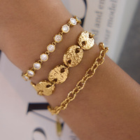 Ensemble de bijoux YC, collier ajustable et boucles d'oreilles en acier inoxydable plaqué or 18 carats avec zircon blanc en forme de cœur, cadeau pour femme