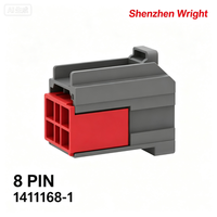 Connecteur femelle TE 1411168-1 8 broches 2,54 mm – Boîtier de connecteur pour faisceau de câbles de signal automobile – En stock