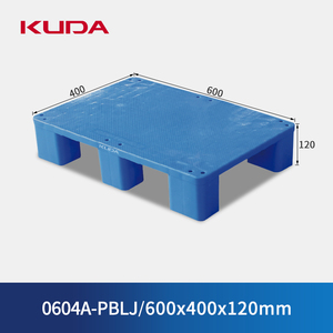Kuda 0604a-pblj שטוח שש רגל-רגל פלסטיק מדף אחסון לוגיסטי מטען תחלופה 600x400x120mm - Product Image 1