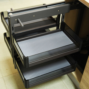 <strong>Corner</strong> <strong>Cabinet</strong> Full Pull-out Basket Kitchen <strong>Corner</strong> <strong>Cabinet</strong> Basket Full Open Small Monster Basket - Product Image 5