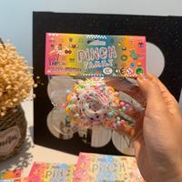 Mainan Squishy Donat Taba, Mainan Remas TPR Buatan Tangan, Mainan Remas Lembut, Mainan Squishy Cakar Kucing Taba