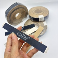 Manchons de ponçage en rouleau remplaçables, lavables, pour polissoir à ongles métallique, outil de manucure, logo personnalisé