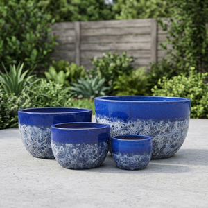 Pot de fleurs en céramique émaillée moderne Daiphonglan CERA-253OUT, grande capacité (1000 ml), idéal pour la maison, les centres commerciaux et les jardins – Vente chaude - Product Image 3