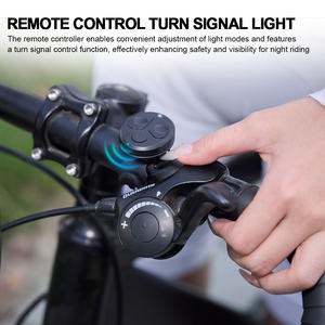 หมวกกันน็อคจักรยานไฟฟ้าอเนกประสงค์มีตัวบ่งชี้การเลี้ยวซ้ายขวาแบบไร้สายหมวกกันน็อคอัจฉริยะสำหรับการเดินทางในเมืองสำหรับผู้ขับขี่กลางคืน - Product Image 5