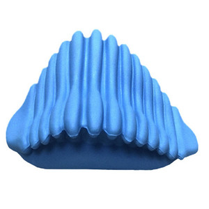 Oreiller cervical en mousse PU 7,48 x 9,37 x 4,13 pouces pour le soutien du cou et la correction de la colonne vertébrale - Product Image 3
