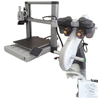Imprimante 3D FDM industrielle A1 Combo version globale, haute vitesse, multicolore, avec nivellement automatique AMS pour la création de modèles