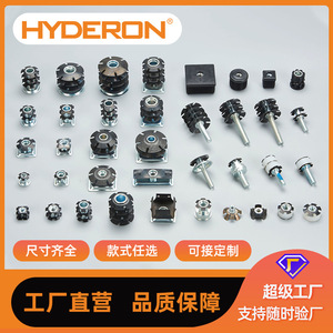 Conector de tuerca de resorte Plum Blossom con forma de girasol, sin soldadura, para tuberías, conector de tuerca interior de alta resistencia para tuberías cuadradas y redondas - Product Image 5